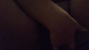 Teen Amatuer Tries Not To Get Caught Squirting By Roommates