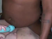 Sexy black man nutting on me 