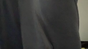 Towel drop striptease
