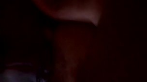 Licking and sucking my tits