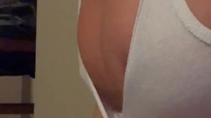 Squeeze my huge tits 