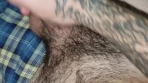 Stroking while I'm talking to you with nice cum for you