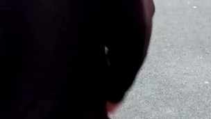 Nude in road