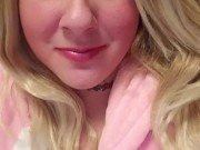 Daddy's unicorn shows boobs
