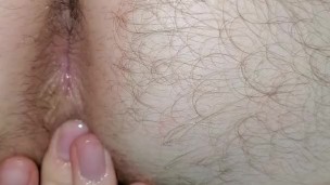 Twink fingering ass in panties
