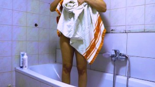 TAKING A NICE SHOWER