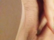Virgin teen rubs her pussy
