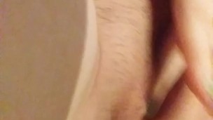 Virgin teen rubs her pussy