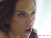 Lesbea Cristal Caitlin facesitting pussy munching with Kittina Clairette 8/16