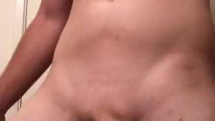 Masturbating Before Work FAT COCK