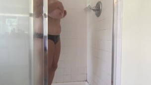 WET HOT BIG GIANT WET RUBBING TOUCHING TITS SHOWER