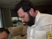 Fisted fetish milf submissive sucks cock 12/16