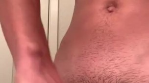 Talking dirty to you while I stroke my rock hard cock and cum for you.