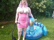 Playing with the Peacock - masturbation teaser