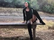 Public pee and masturbation 1/16