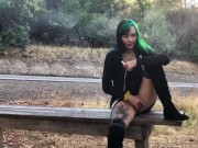 Public pee and masturbation 4/16