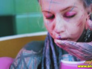 Anuskatzz heavy tattoo ink bodymodification PORNHUB ANAL stretch XXL SQUIRT 13/16
