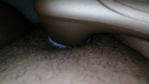 Hairy pussy Satisfyer pro 2 Solo female cums