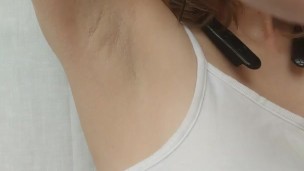 Button's Armpit per Request (shaving, short clip)