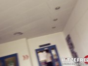HORNY student GABI GOLD! Blowjob & fuck at her university! HITZEFREI.dating 5/16