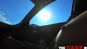 I got dared to flash some truckers!