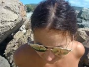 Красивая история милфы на море (позирование и немного минета) - Screenshot 14 of 16 - Russian Mature