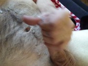 Little moans and big Load all over my self  15/16