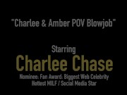 Dick Sucking Divas Charlee Chase & Amber Sativa Blow A Cock! 1/16