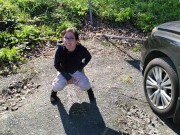 Super SLOW MO Piss In Public 13/16