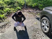 Super SLOW MO Piss In Public 14/16