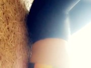 Yoga pants workout 