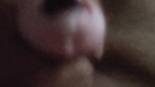 Big cumshot in pocket pussy