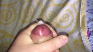 Jerk off and cum in bedroom again)