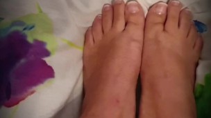 Showing off my sexy feet - JOI - Foot worship