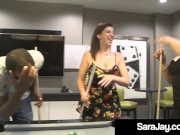 PAWG Mommy Sara Jay & Nicky Ferrari Share A Big Black Dick! 5/16