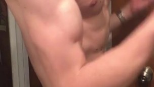 Pec bounce and muscle flexing