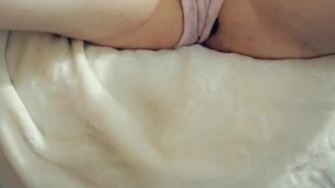 Blonde Sissy Fucks Her Asshole With Glass Dildo