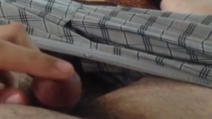 Jerking off in hotel
