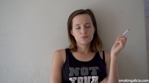 Hot Girl Next Door Smoking