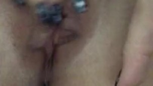 Dripping pussy masturbation 