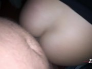 Step Brother fucks stepsister in the ass at night in the bathroom real