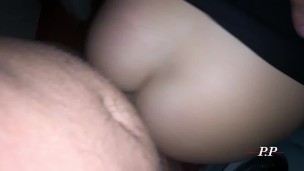 Step Brother fucks stepsister in the ass at night in the bathroom real