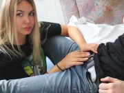 Hot Russian Girl Blowjob and get Cum in Mouth 1/16