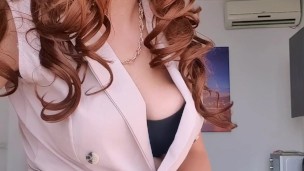 Mistress Lana will teach you to suck and fuck her strapon cock