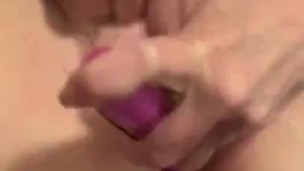 Pt 4 CLIMAX Masked Blonde cums w anal toy n clit play
