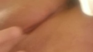 Wet pink pussy tease