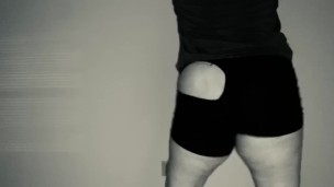 Some slight booty work in ripped undies 