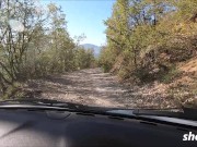 dirty the car with this cumshot, the stepmom is so good at masturbating , Public Dick Flash! 1/16