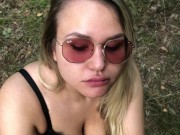 Amateur Girl Persuaded into Cock Sucking at First Date - Public Blowjob 16/16