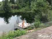 Couple Making a Blowjob Video Outdoor Full Nude 2/16